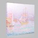 Paul Signac-The Harbour at Marseilles Canvas