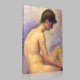 Georges-Pierre Seurat-Poseuses,Detail Canvas