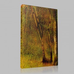 Georges-Pierre Seurat-Underwood with Pontaubert Yonne Stampa su Tela