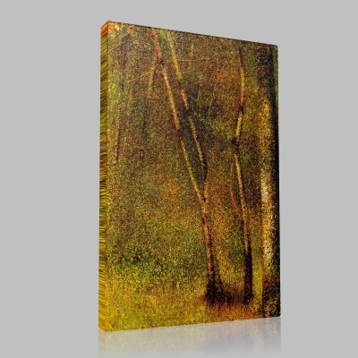 Georges-Pierre Seurat-Underwood with Pontaubert Yonne Stampa su Tela