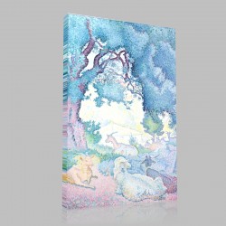 Henri Edmond Cross-Chèvres Stampa su Tela