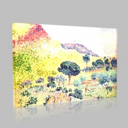 Henri Edmond Cross-La Chaîne des Maures Stampa su Tela