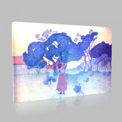 Henri Edmond Cross-La Ferme, soir Stampa su Tela