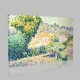 Henri Edmond Cross-La Maison Rose Canvas Henri Edmond Cross-La Maison Rose Canvas