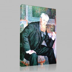 Henri Edmond Cross-Portrait de Henri Edmond Cross Stampa su Tela