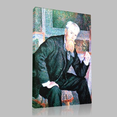 Henri Edmond Cross-Portrait de Henri Edmond Cross Canvas Henri Edmond Cross-Portrait de Henri Edmond Cross Canvas