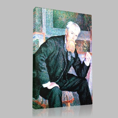 Henri Edmond Cross-Portrait de Henri Edmond Cross Canvas