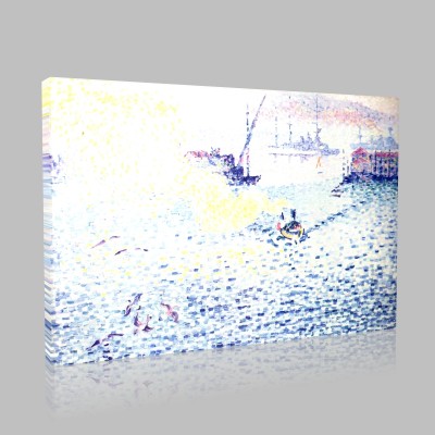 Henri Edmond Cross-Toulon, Matinée d'hiver Canvas Henri Edmond Cross-Toulon, Matinée d'hiver Canvas