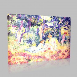 Henri Edmond Cross-le Bois Stampa su Tela