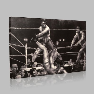 George Wesley Bellows-Dempsey and Firpo Kara Kalem Canvas