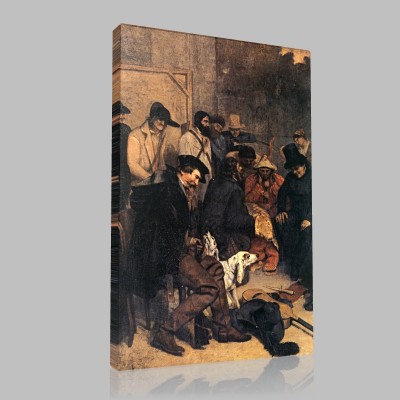 Gustave Le Courbet-Allégorie Réelle Déterminant Canvas