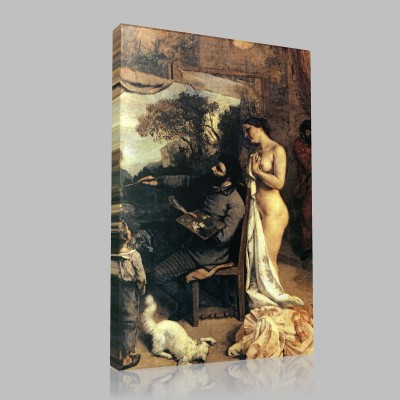 Gustave Le Courbet-Allégorie Réelle Canvas