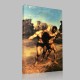 Gustave Le Courbet-Fighters Canvas