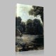 Gustave Le Courbet-L'écluse de la Loue, Détail Canvas