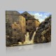 Gustave Le Courbet-Le Vieux Moulin Canvas