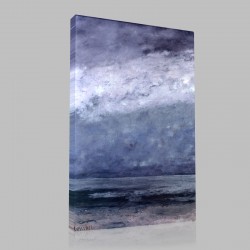 Gustave Le Courbet-Navy, Detail Stampa su Tela