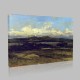 Gustave Le Courbet-Ponds of Palavas Canvas