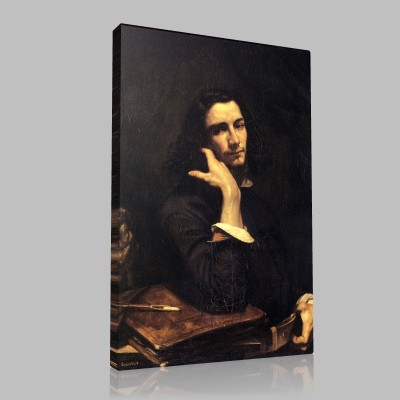 Gustave Le Courbet-Portrait of the Artist says the Man to the leather belt Canvas