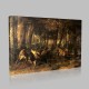 Gustave Le Courbet-Rut of spring or Combat of Stags Canvas