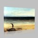 Gustave Le Courbet-Sea with Palavas Canvas