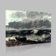 Gustave Le Courbet-Stormy Sea Canvas