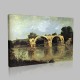 Gustave Le Courbet-The Bridge of Ambressum Canvas