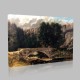 Gustave Le Courbet-The Bridge of Fleurier Canvas