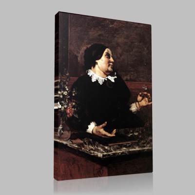 Gustave Le Courbet-The Gregoire Mother Canvas