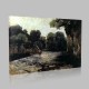 Gustave Le Courbet-The lock of Loue Canvas