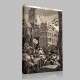 William Hogarth-Gravür,Beer Street Stampa su Tela