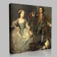 William Hogarth-The Mc Kinnon Children Stampa su Tela