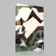 Bruegel-Hiver, Détail Maison, Home Canvas