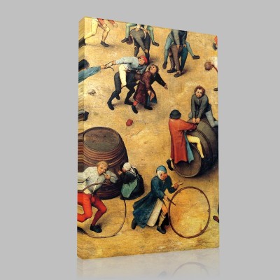 Bruegel-Sets of Children, Cerceaux Detail Canvas Bruegel-Sets of Children, Cerceaux Detail Canvas