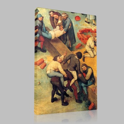 Bruegel-Sets of Children, Detail Uproar Canvas