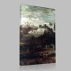 Bruegel-The Dark Day, beginning of Spring, Detail the Castle Canvas
