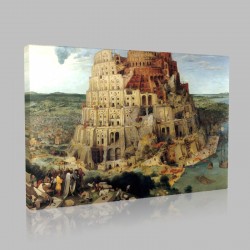 Bruegel-The Tower of Babel Stampa su Tela