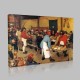 Bruegel-The Wedding banquet (2) Canvas