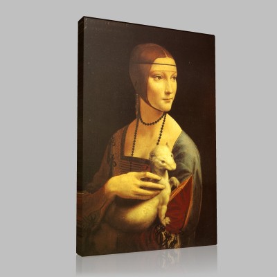 Leonardo DaVinci-La Dame à l'hermine Canvas