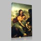 Leonardo DaVinci-La Vierge et l'nfant Jésus et sainte Anne Canvas