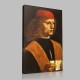 Leonardo DaVinci-Portrait d'un musicien Canvas