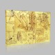 Leonardo DaVinci-Vis d'Archimède et pompes d'exhaure, cdoex Atlanticus Canvas