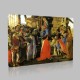Leonardo DaVinci-l'Adoration des mages Canvas