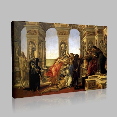 Sandro Botticelli-La Calomnie Canvas