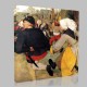 Bruegel-Dance of Peasants, Detail Dancers Canvas
