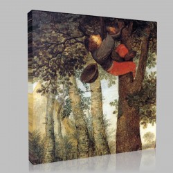 Bruegel-Dénicheur, Detail flight Stampa su Tela