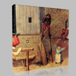 Bruegel-Sets of Children Stampa su Tela