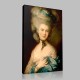 Gainsborough-Portrait of Duchess de Beaufort Canvas