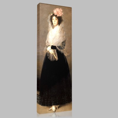 Goya-La Comtesse del Carpio, marquise de la Solana Canvas