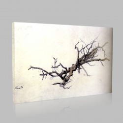 Caspar David Friedrich-Branche de tilleu Stampa su Tela