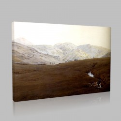 Caspar David Friedrich-La Cascade Stampa su Tela